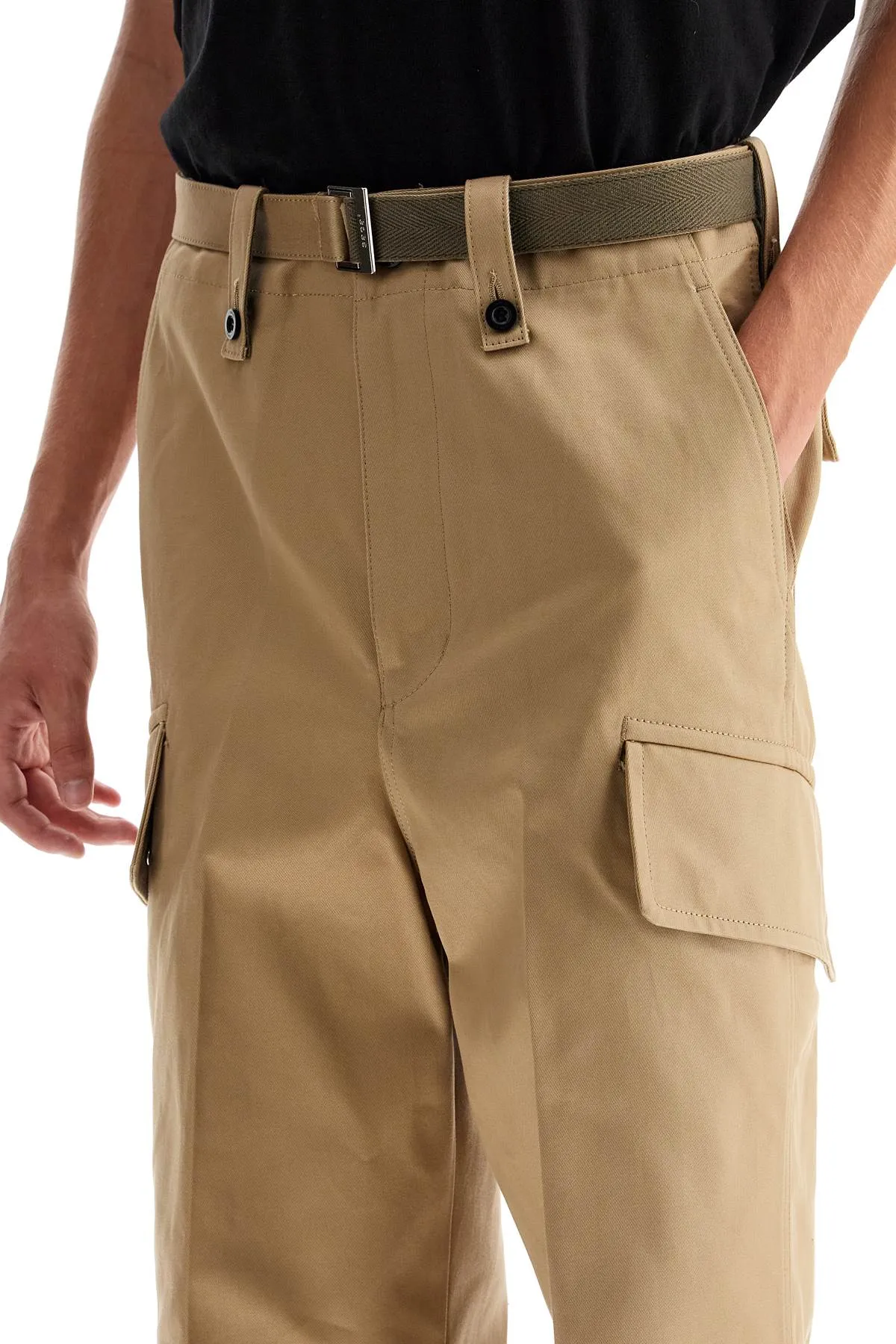 COTTON CHINO PANTS FOR