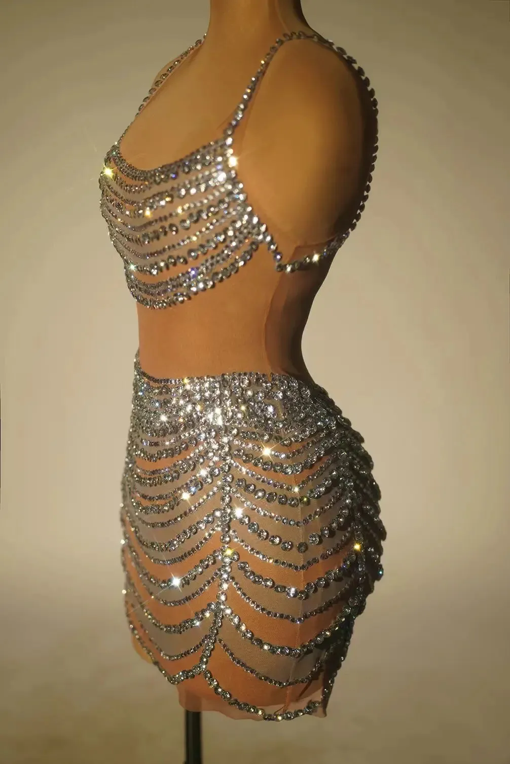 Staying The Night Mini Dress