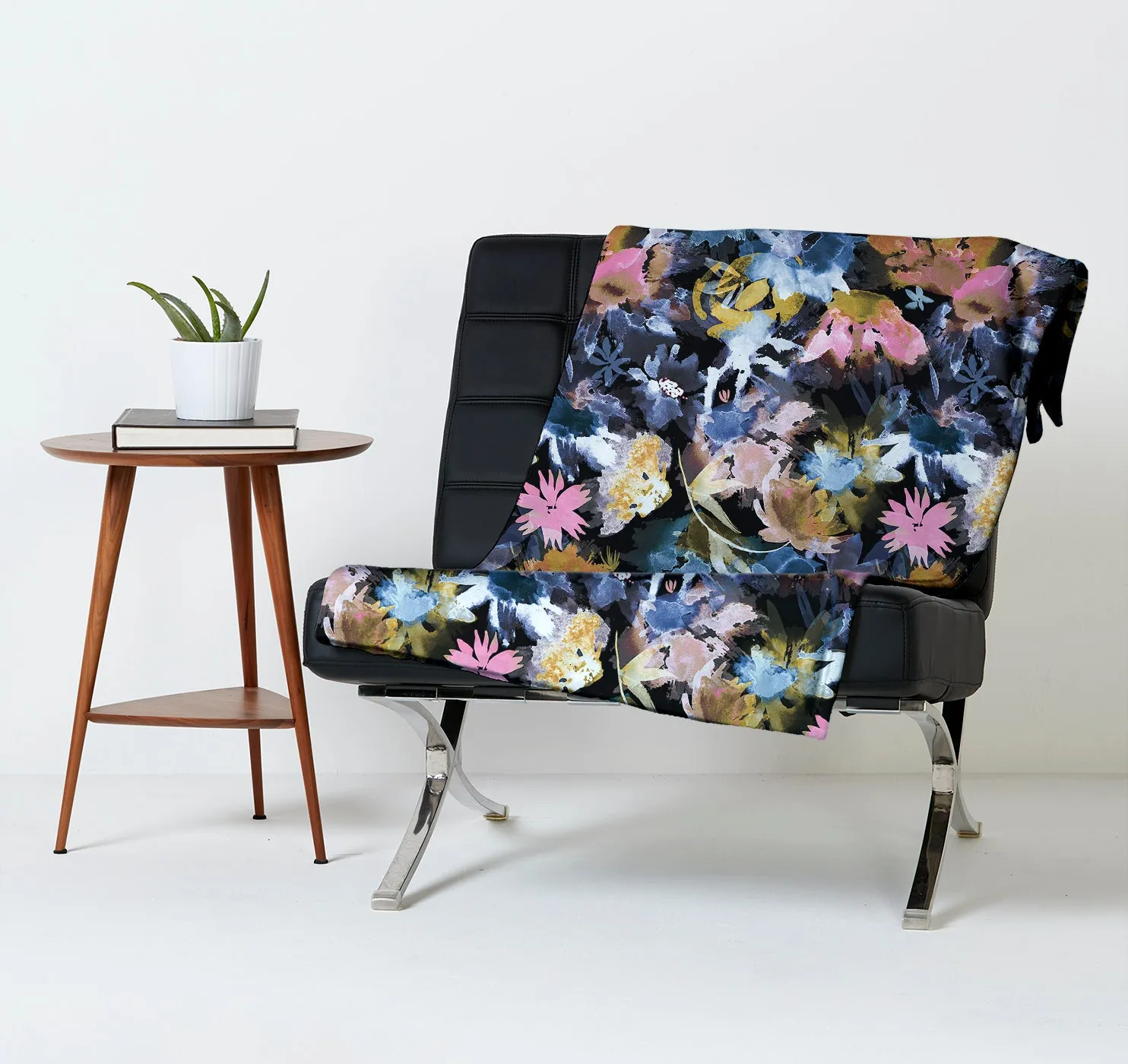 Throw Blanket, Big Blooms