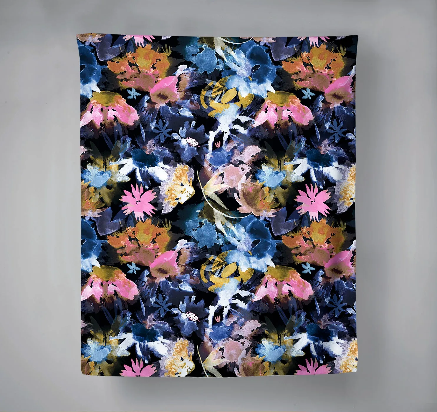Throw Blanket, Big Blooms